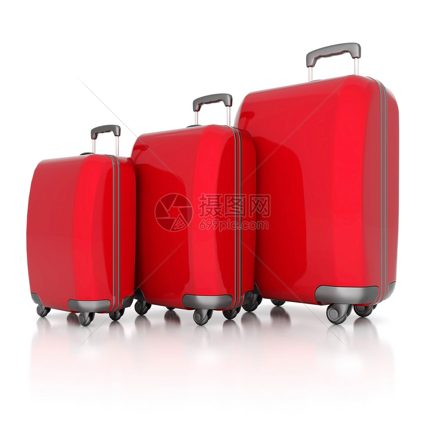 红色手提箱盒子案件行李搬运工飞机冒险密码边界安全公文包图片
