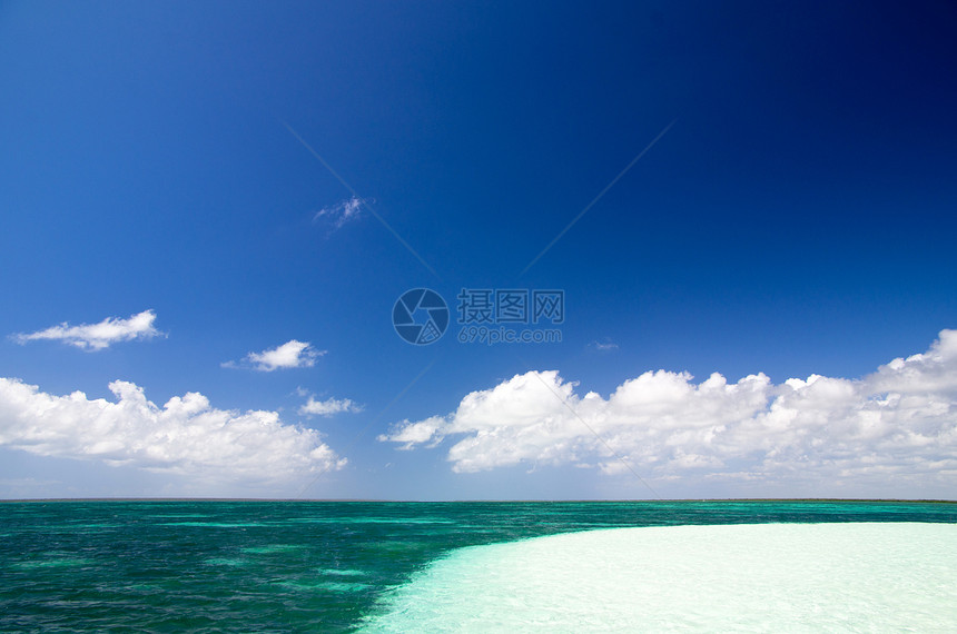 西西伯里海太阳热带阳光支撑假期冲浪海景旅行蓝色晴天图片