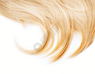 健康金色头发 白色被孤立洗发水造型奢华淡黄色女性染色女士沙龙金发女郎金发发型高清图片素材