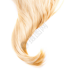 健康金色头发 白色被孤立卷曲海浪金发条纹金发女郎理发女性沙龙发型造型染色高清图片素材