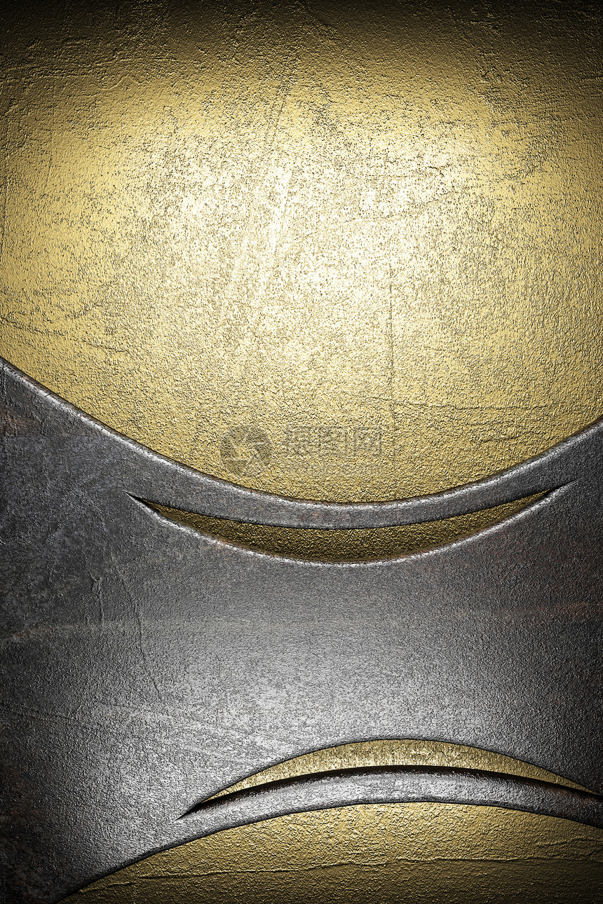 与黄金的背景奢华抛光金子材料颗粒状盘子牌匾控制板反射魅力图片