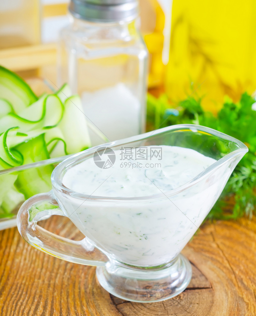白酱小吃奶制品蔬菜奶油香料美食盘子酸奶香菜饮食图片