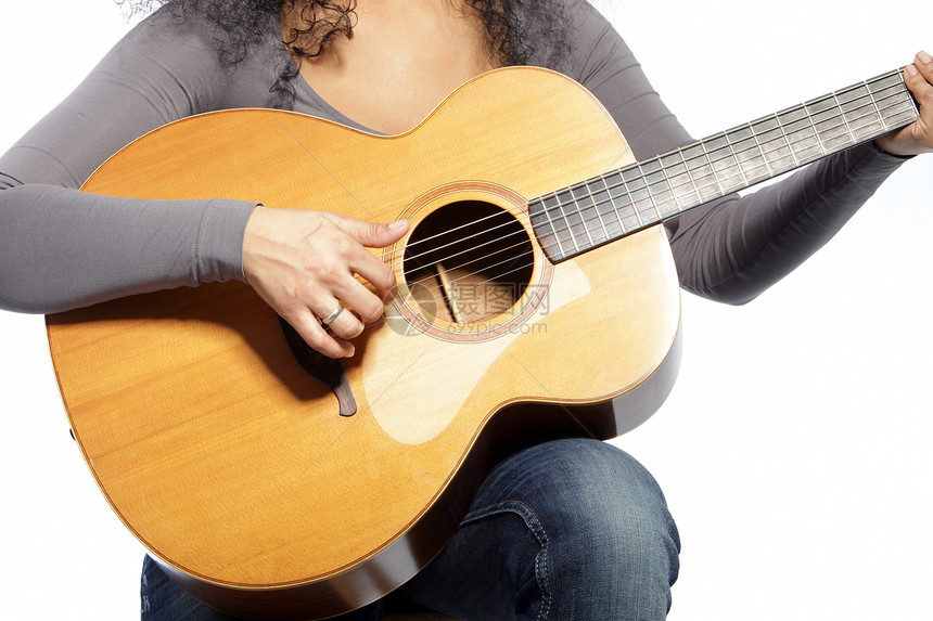 吉他语吉他字符串女士爱好乐趣采摘活动音乐乐器吉他手图片