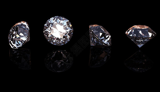 钻石奢华珠宝宝石圆形未婚妻皇家百万富翁版税水晶石头背景图片