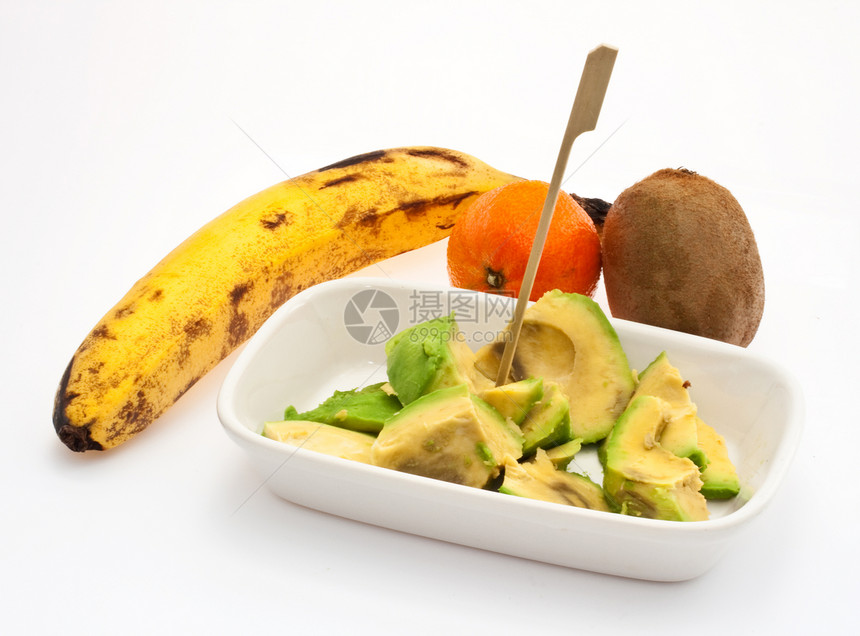 阿沃卡多 巴巴纳 kiwi和橘子饥饿维生素情调早餐时间异国食物用餐精力奇异果图片