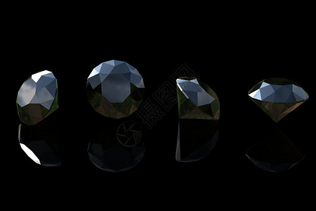 圆黑色蓝宝石珠宝水晶奢华钻石圆形宝石背景图片