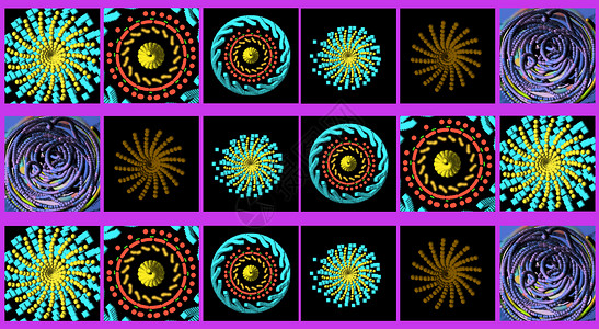 螺旋形状圆形圆圈珠子球形向心同心背景图片