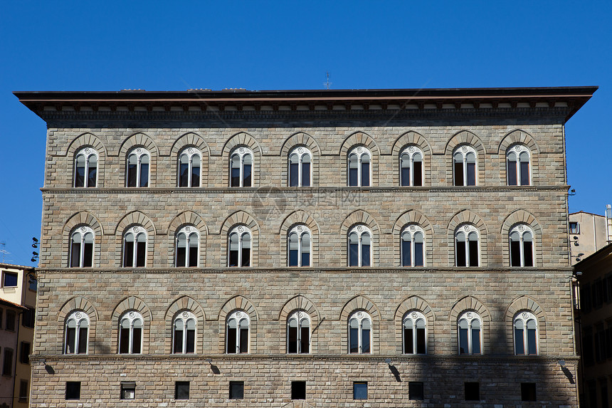 佛罗伦萨的广场地标将军建筑学建筑正方形寡妇蓝色宫殿城市图片