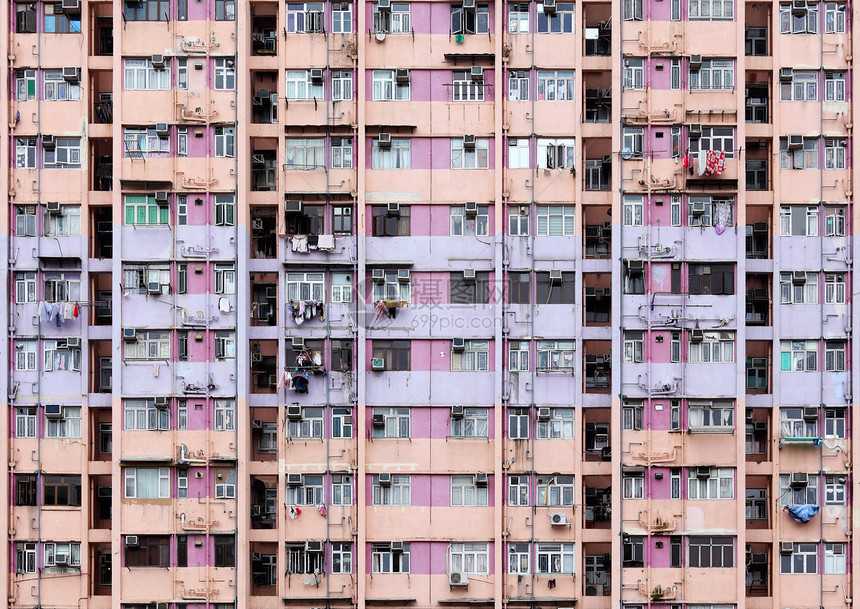 香港的公寓套房建筑按钮阴影城市住宅房子团体多样性天空建筑学图片
