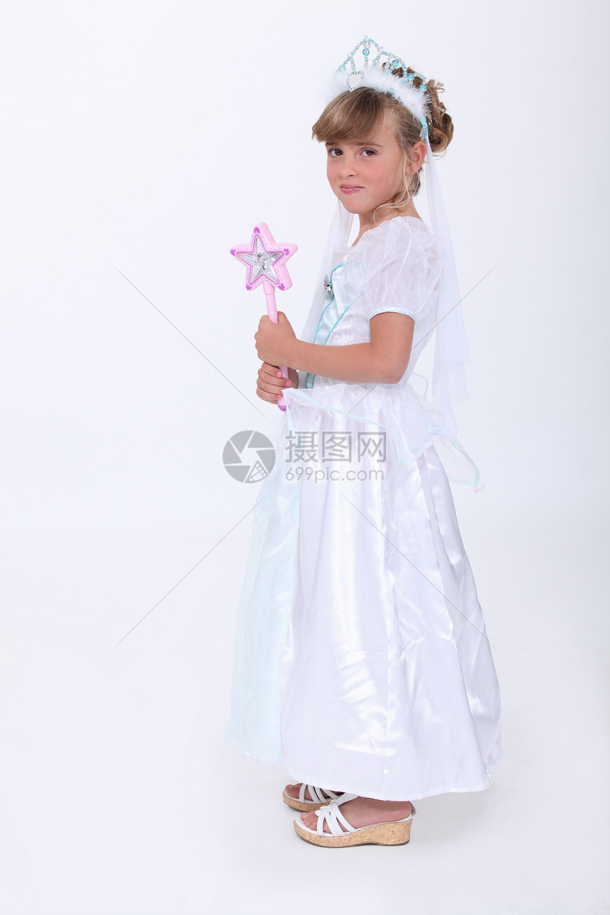穿成仙女公主的小女孩图片