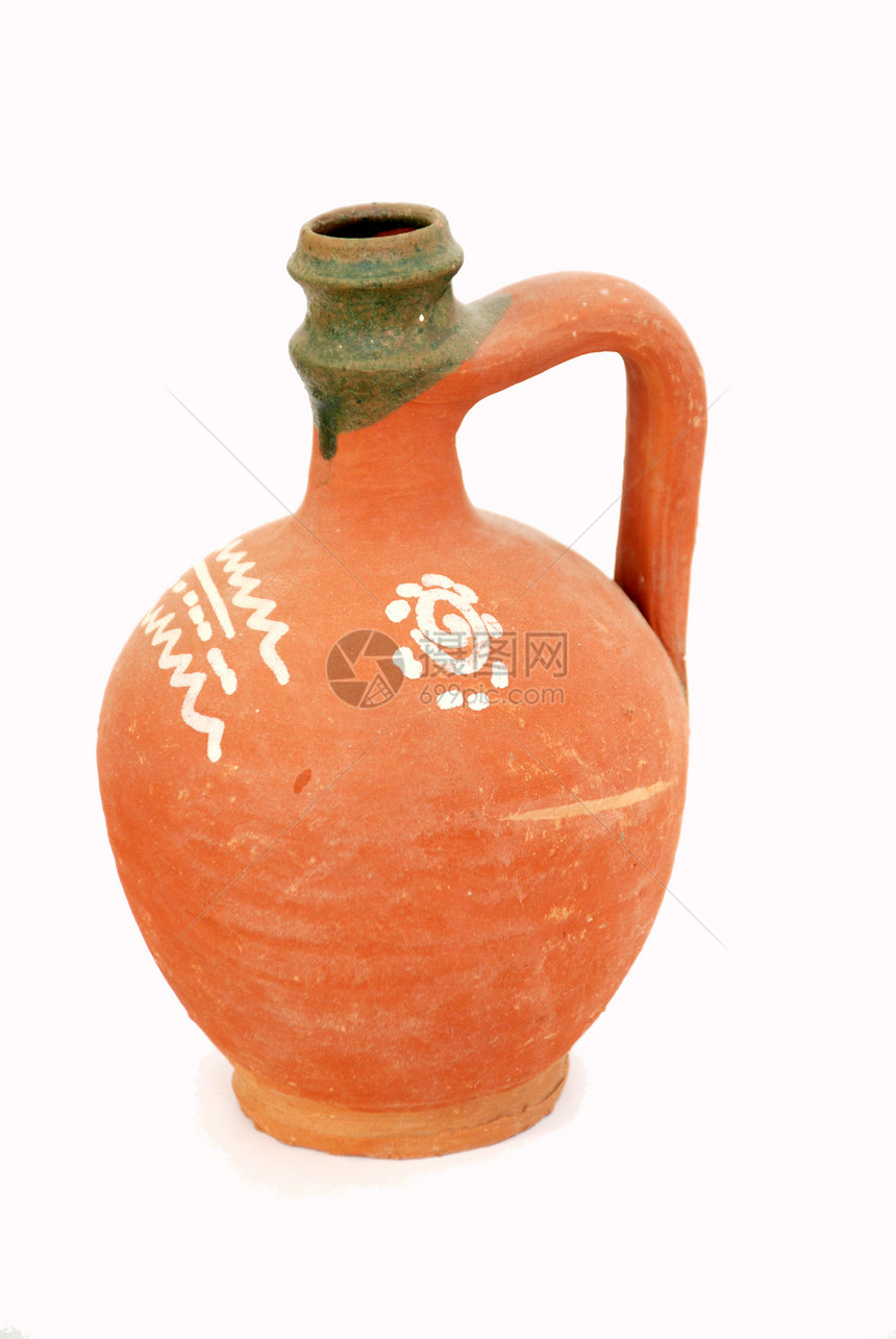 来自马塞多尼亚的陶器厨具制品陶瓷茶壶棕色图片