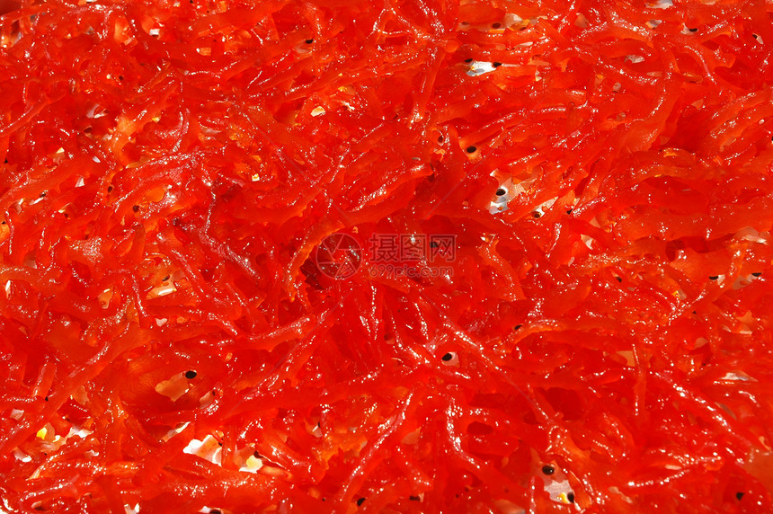 红干甘地海藻沙拉海洋海鲜蔬菜生物饮食芝麻餐厅海藻叶子图片