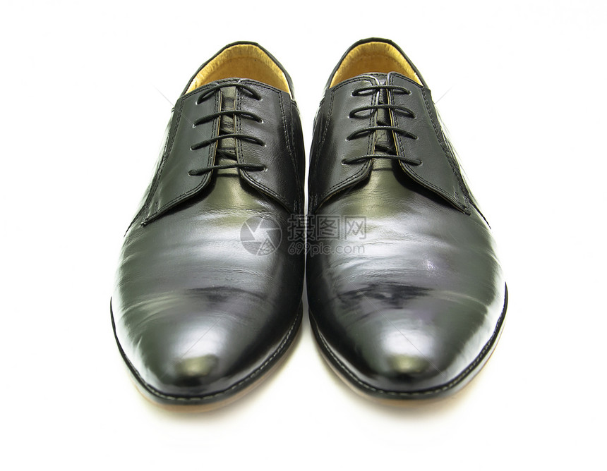 男人穿白色的鞋子正方形靴子皮革奢华夫妻办公室绅士商业购物男性图片