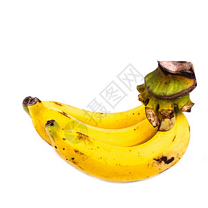 三根白底的香蕉背景图片