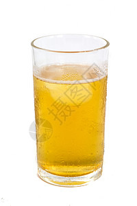 啤酒杯啤酒汽水玻璃白色背景图片