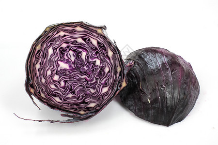 紫色卷心菜杂货蔬菜叶子食物营养红色素食背景图片