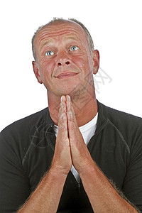 宗教祈祷的人背景图片