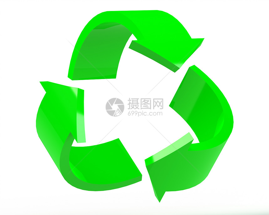 白色背景上孤立的回收利用符号Name绿色电脑回收活力艺术环境社会三角形插图圆圈图片