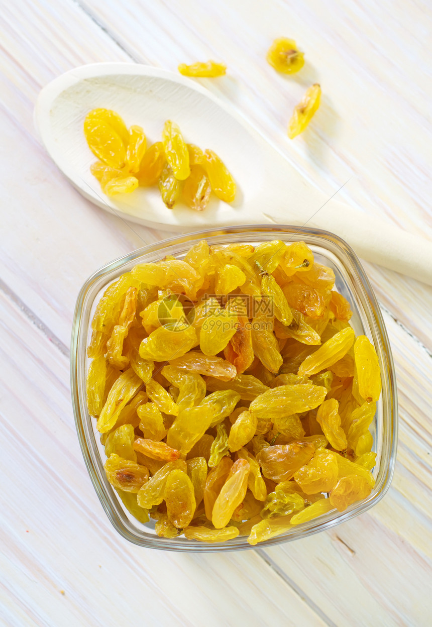 葡萄干勺子美食维生素甜点营养厨房饮食橙子水果宏观图片