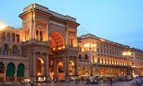 埃马努埃莱二世画廊 米兰 意大利窗户拱形旅行历史门户网站历史性长廊大教堂建筑学建筑背景