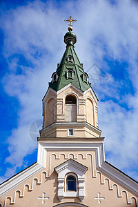 圣迈克尔教堂基辅教堂教会旅行大教堂日落艺术历史建筑学穹顶建筑宗教背景
