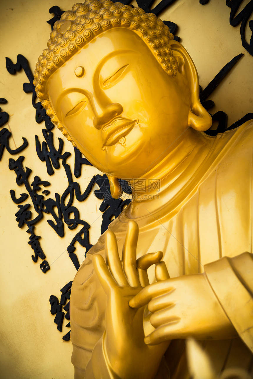 金佛雕像祷告宝塔藤井崇拜精神文化雕塑旅行艺术宗教图片