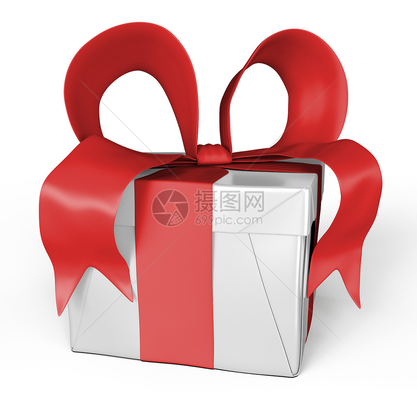 我的红白礼物庆典幸福派对绿色数字礼物盒喜悦盒子男人念日图片