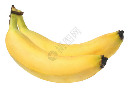 香蕉水果小吃食物热带黄色背景图片