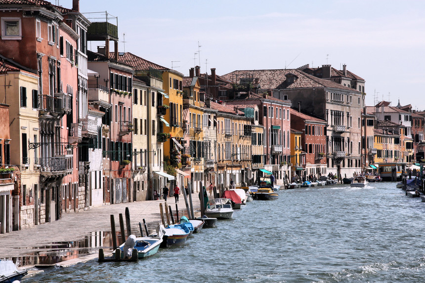 威尼斯运河遗产地标建筑生活游客世界旅游运河城市水路图片