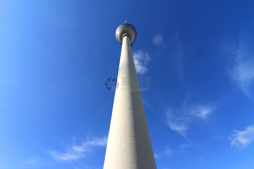 柏林电视塔地标城市建筑学通讯历史天空天线纪念碑播送吸引力图片