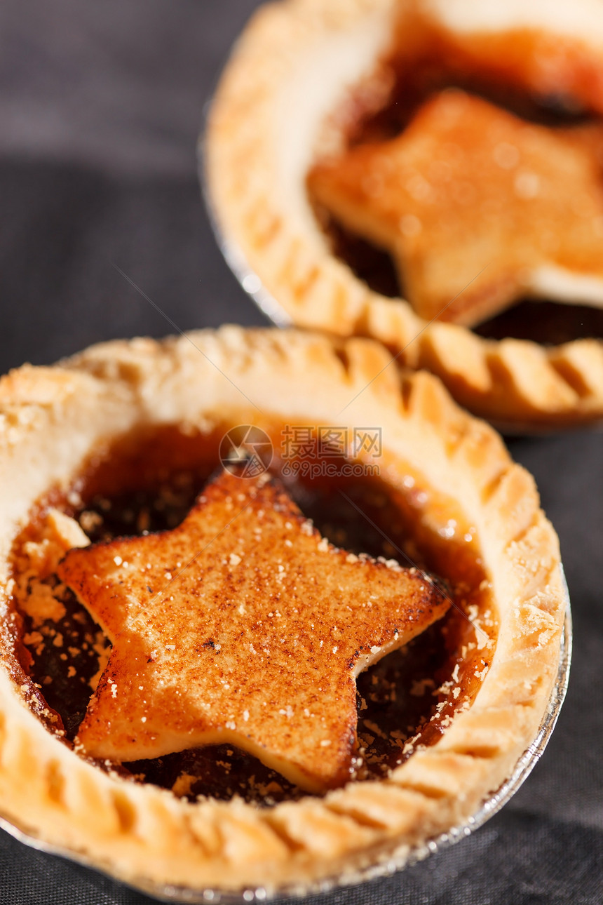 圣诞节甜点香料星形水果食物照片文化馅饼图片