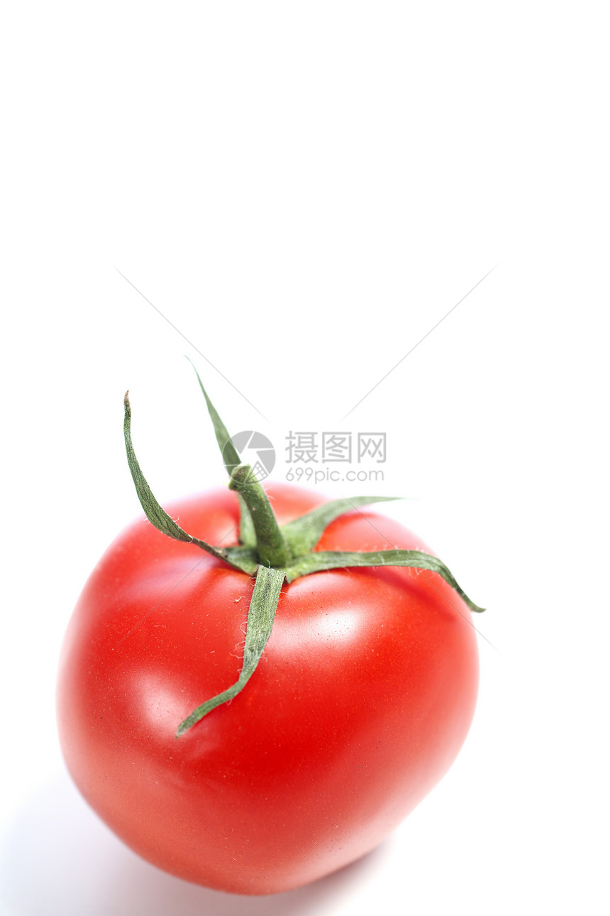新鲜红番茄蔬菜红色李子白色图片