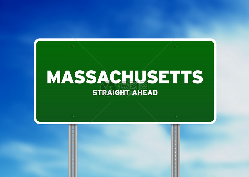 马萨诸塞州公路标志图片