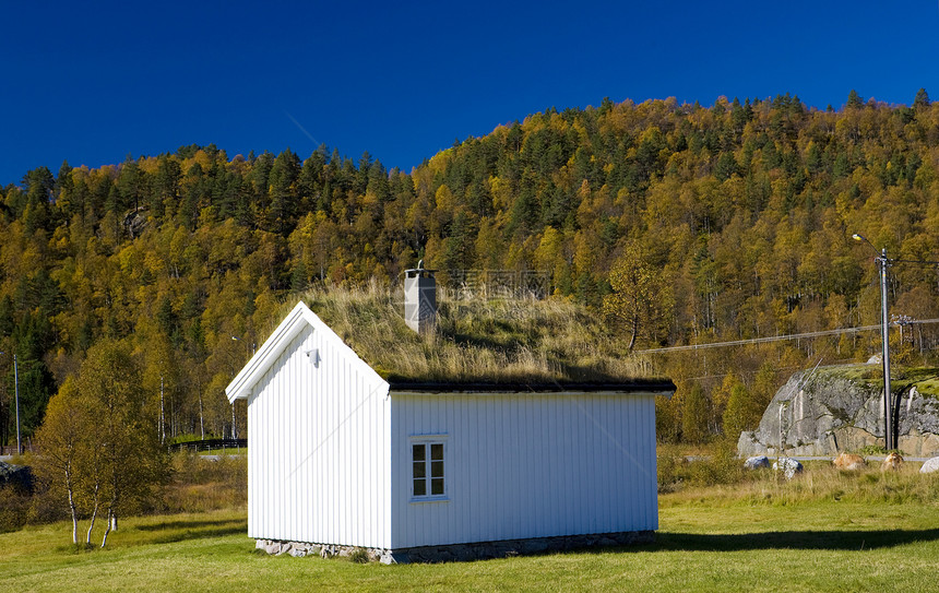 挪威 Kvaevemoen外观乡村建筑物建筑学建筑房屋房子旅行位置世界图片