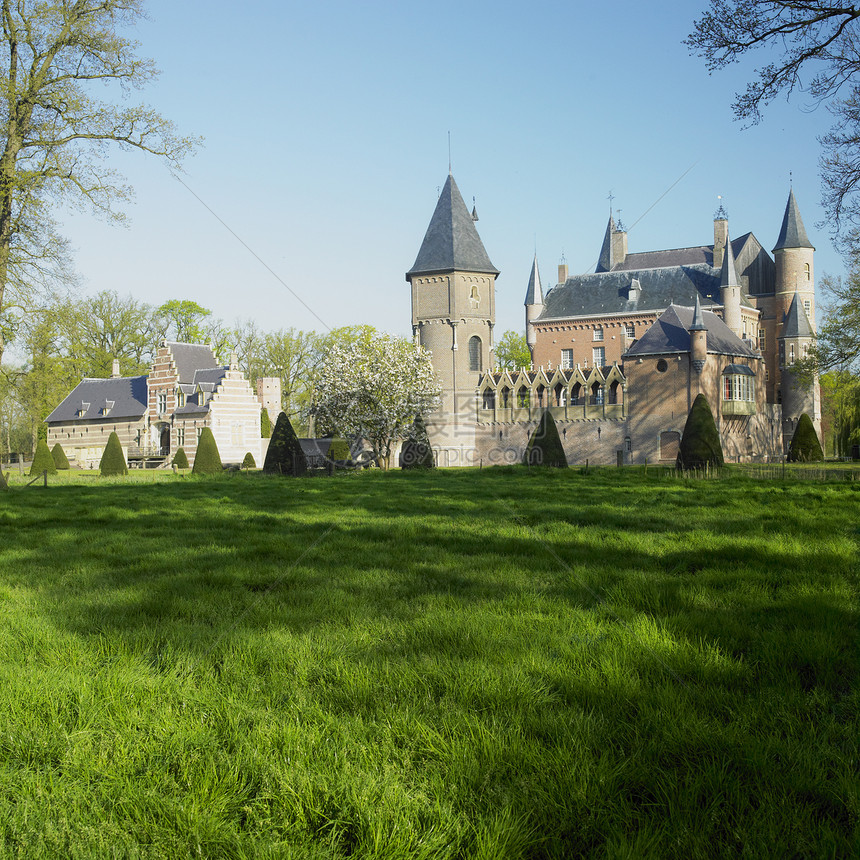 荷兰 Heeswijk城堡世界位置外观建筑历史旅行建筑物建筑学景点历史性图片