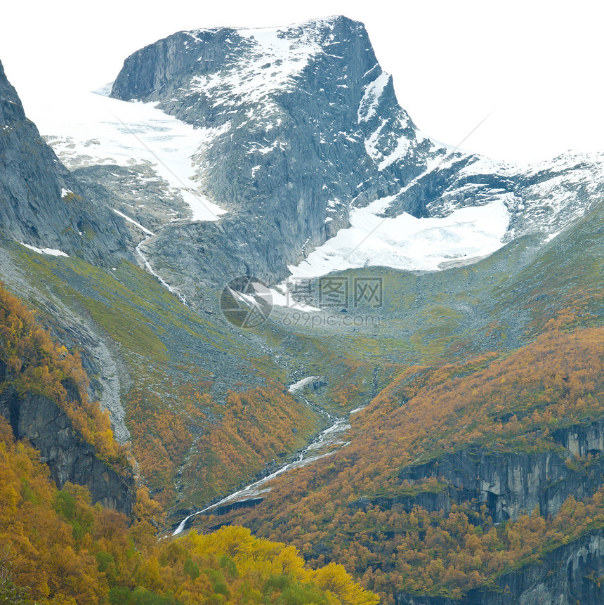 靠近冰川山脉植物群旅行位置外观自然保护区山景山区世界风景图片