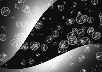 魔法泡泡设计有黑白背景的泡泡布纹理背景