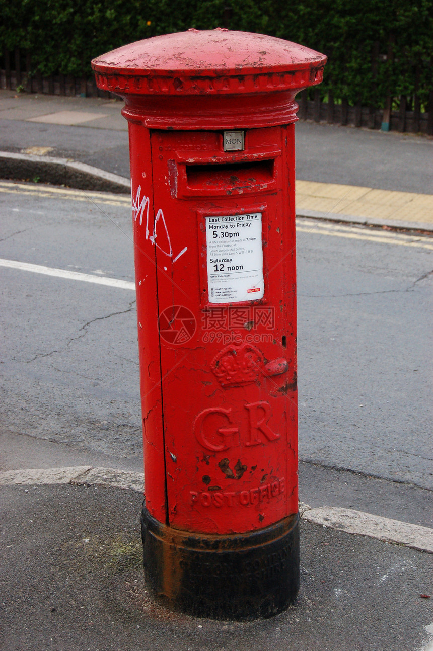 红色伦敦邮局图片