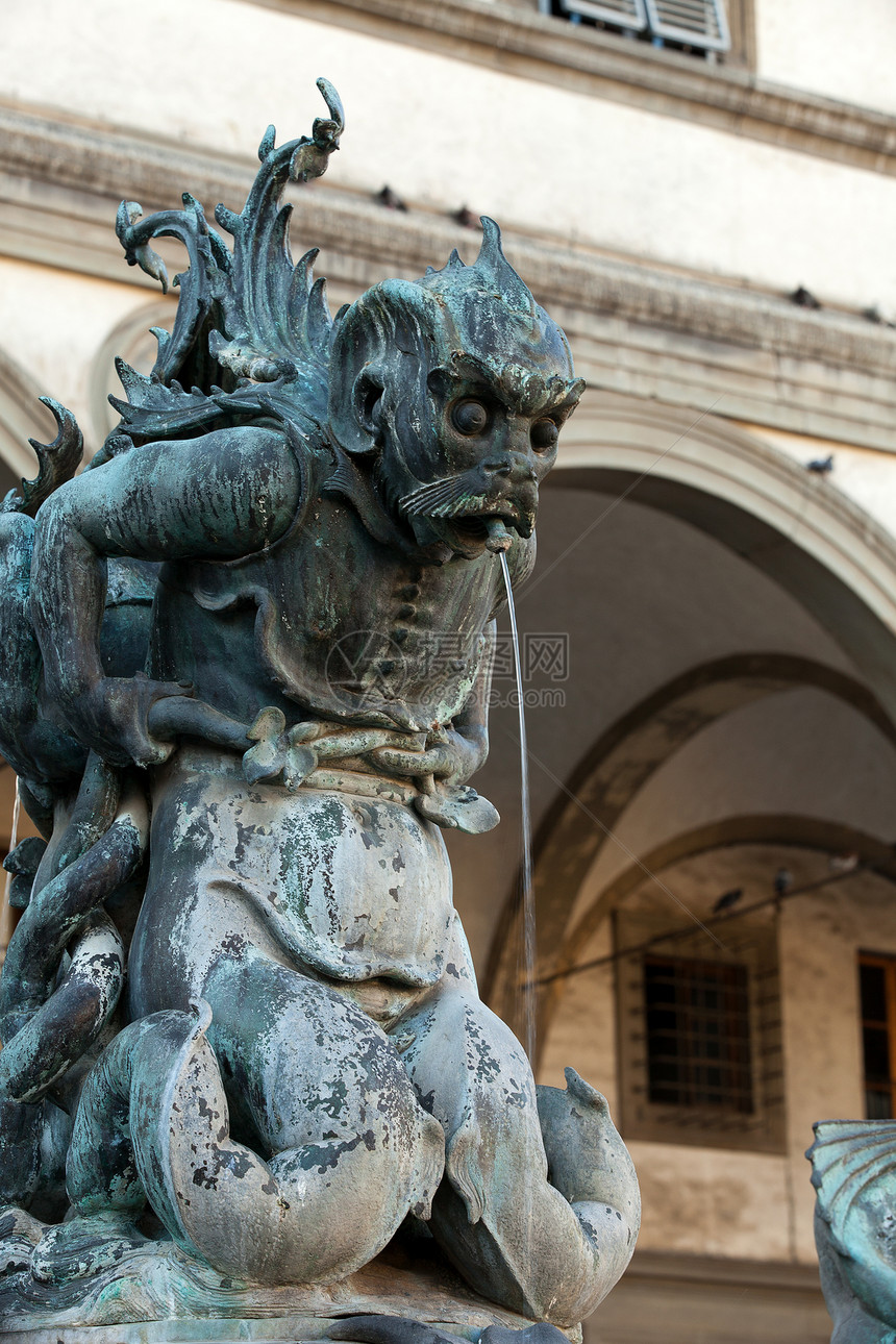 意大利佛罗伦萨的艺术地标历史性遗产雕塑雕像旅游旅行城市广场图片