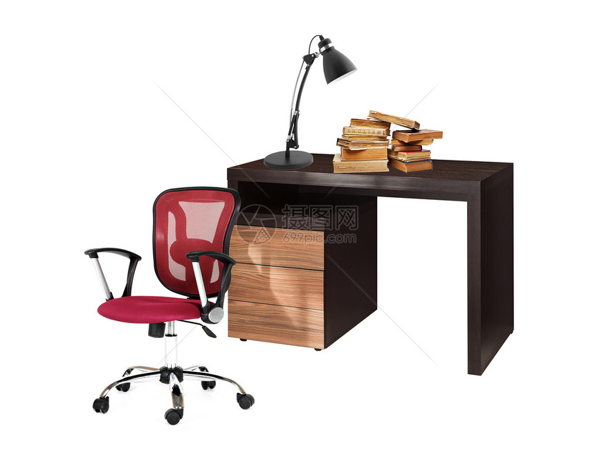 工作场所木头奢华桌子商业皮革办公室会议家具房间椅子图片