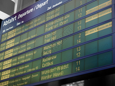 时间表屏幕公共汽车场运输地铁时间管子火车机场德国高清图片素材