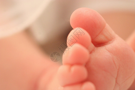 婴儿小脚趾背景图片