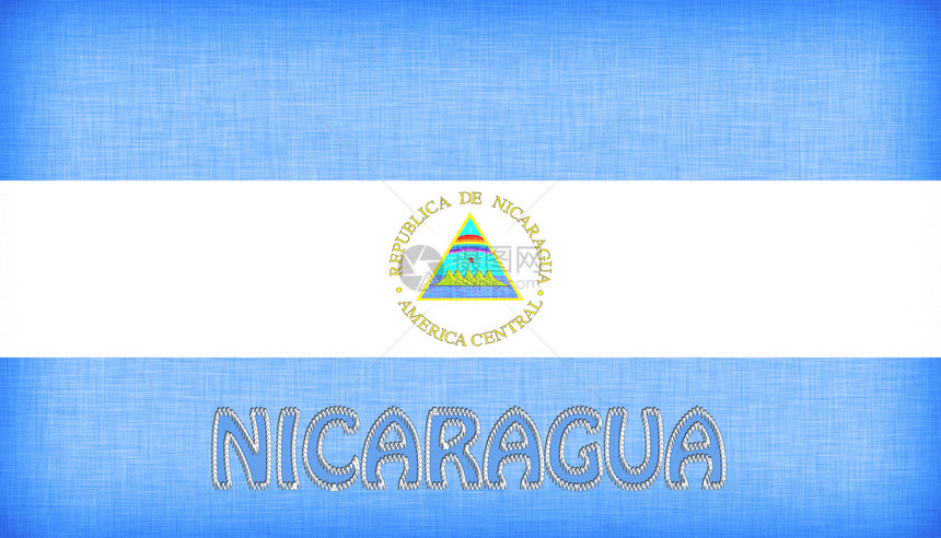 尼加拉瓜内衬旗图片
