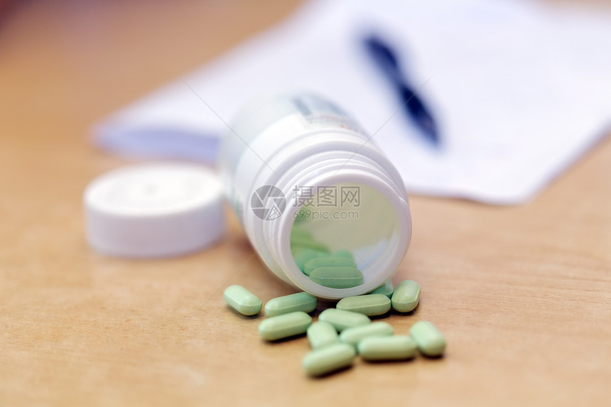 药瓶和药丸制药疾病预防性疼痛药剂师剂量保健宽慰药片瓶子图片