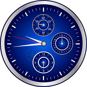 清超监视器指针休息蓝色手表时间小时盘子半月形背景图片