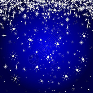 背景上的恒星展示星星蓝色墙纸背景图片