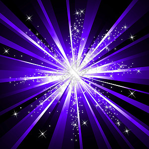 爆炸星激光装饰品金属光束星星背景图片