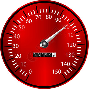 公里表时速计卡车车速指针速度转速表指标小时红色设计图片