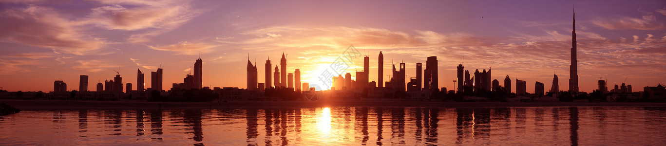 迪拜市 城市风景朱美拉海滩酒店高清图片素材