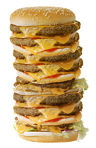 Mega 芝士汉堡肉高清图片素材